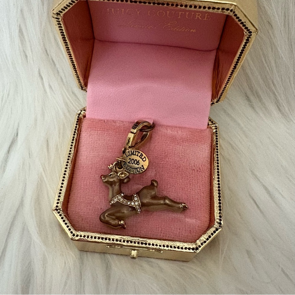 Authentic Juicy Couture LE 2006 Reindeer Rudolph Charm
